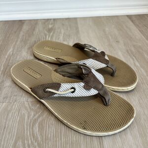 Sperry Women's Seafish Thong Sandals-Size 7